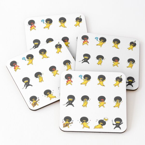 Item preview, Afro Banana Retro Emoji Sticker Pack designed and sold by RamyGallery.