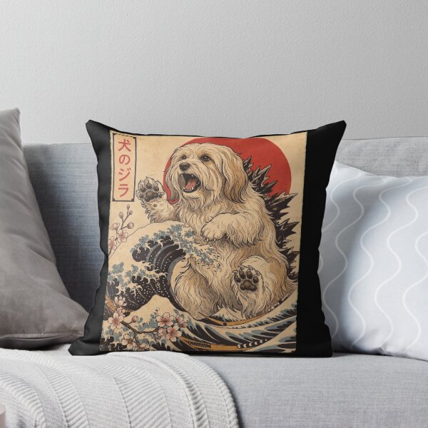 Item preview, Havanese Dogzilla Japanese Wave Art Dog Owner designed and sold by TerryConnells.