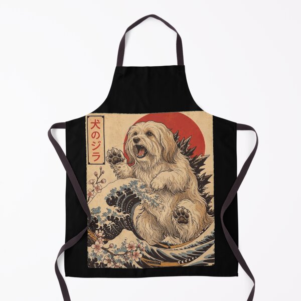 Item preview, Havanese Dogzilla Japanese Wave Art Dog Owner designed and sold by TerryConnells.