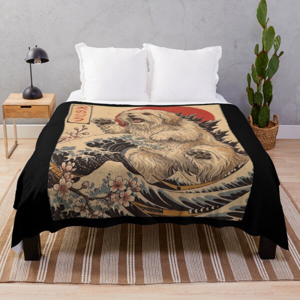 Item preview, Havanese Dogzilla Japanese Wave Art Dog Owner designed and sold by TerryConnells.