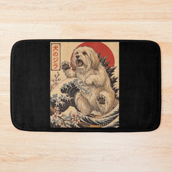 Item preview, Havanese Dogzilla Japanese Wave Art Dog Owner designed and sold by TerryConnells.