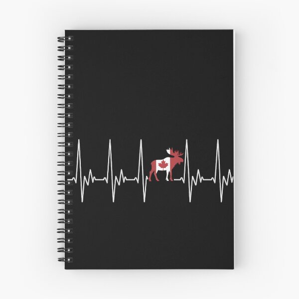 Item preview, Canadian Moose Heartbeat EKG Pulse Canadian Flag Canada designed and sold by TrinaEspinoza.