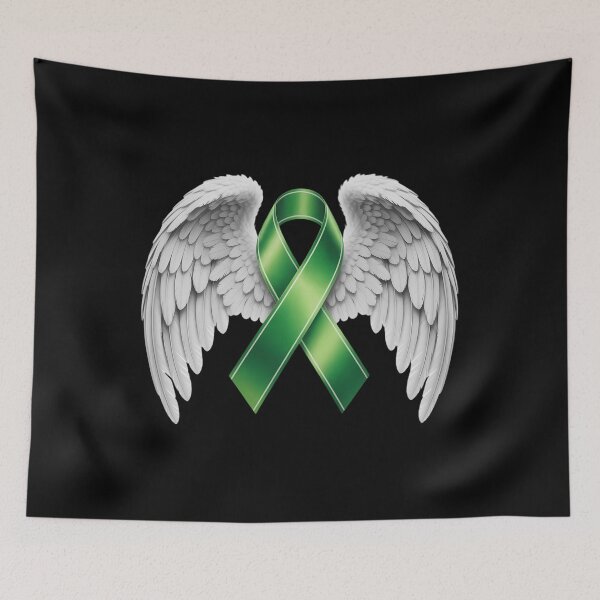 Item preview, Cancer Angel Wings Watercolor Liver Cancer designed and sold by TrinaEspinoza.