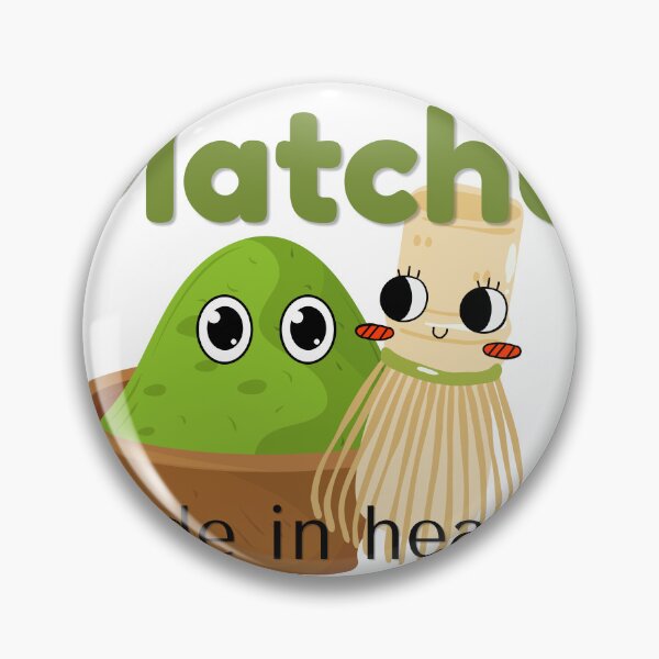 Item preview, Matcha Made in Heaven Cute Cartoon | Aesthetic Green Tea Pun designed and sold by Niji Hibana.