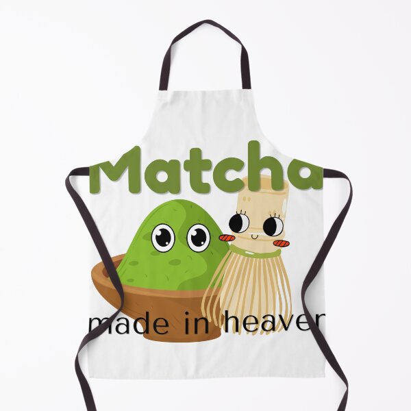 Item preview, Matcha Made in Heaven Cute Cartoon | Aesthetic Green Tea Pun designed and sold by Niji Hibana.
