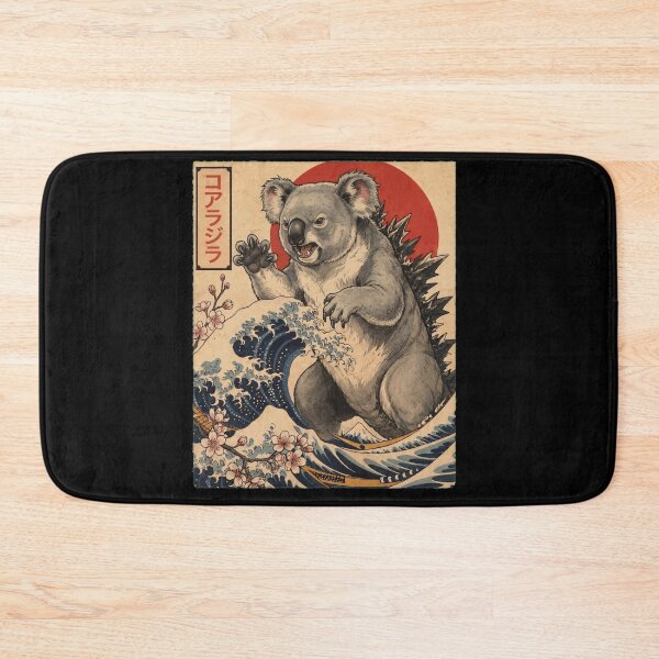 Item preview, Koalazilla Japanese Wave Art Animal Koala Lover designed and sold by TerryConnells.