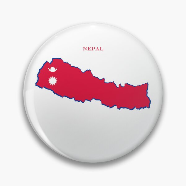 Item preview, Nepal Map Flag Silhouette Asia designed and sold by NTGUILTY.
