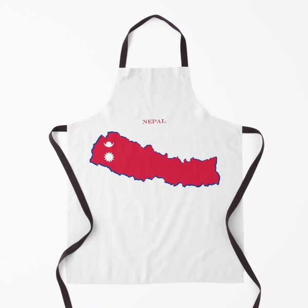 Item preview, Nepal Map Flag Silhouette Asia designed and sold by NTGUILTY.
