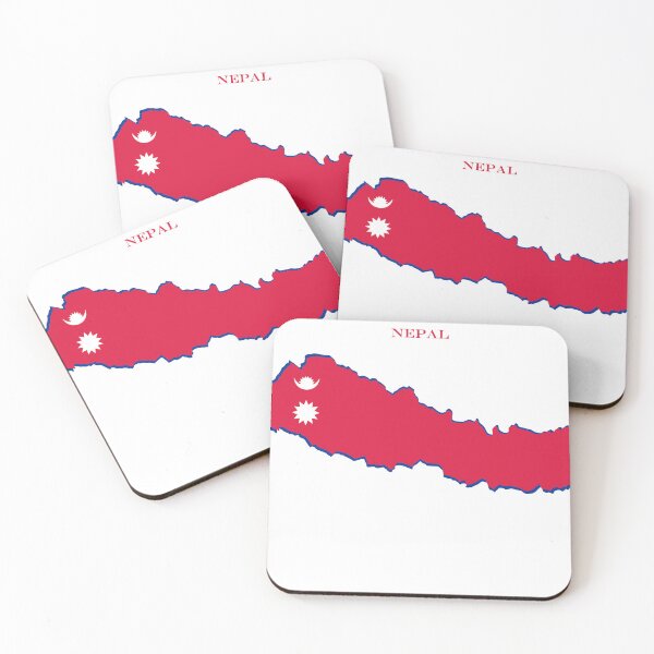 Item preview, Nepal Map Flag Silhouette Asia designed and sold by NTGUILTY.