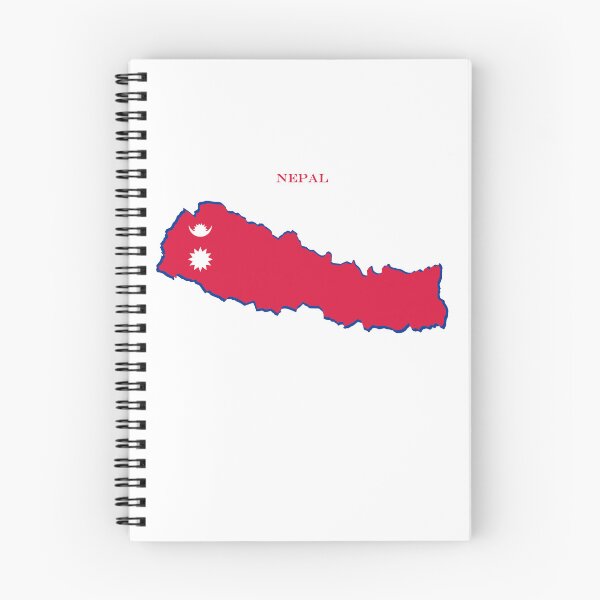 Item preview, Nepal Map Flag Silhouette Asia designed and sold by NTGUILTY.