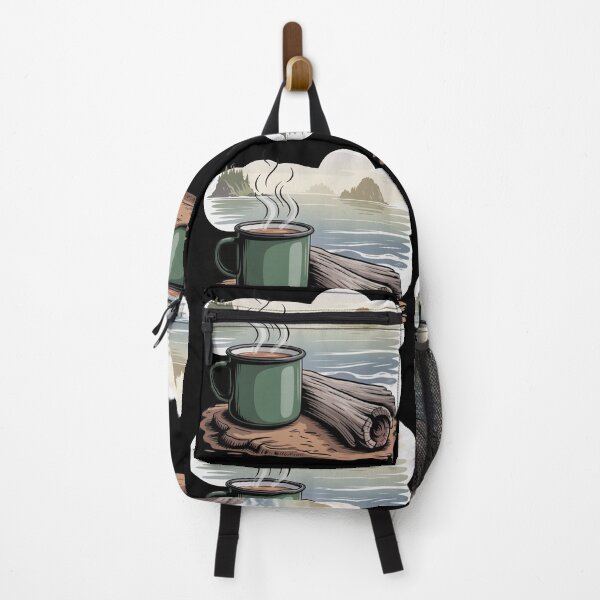 Item preview, Cozy Quadra Island camping - travel designed and sold by DamioPolArt.