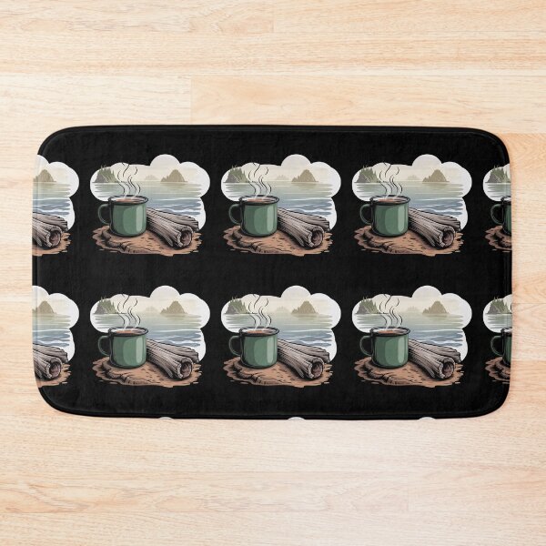 Item preview, Cozy Quadra Island camping - travel designed and sold by DamioPolArt.