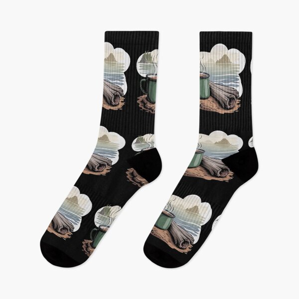 Item preview, Cozy Quadra Island camping - travel designed and sold by DamioPolArt.