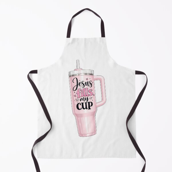 Item preview, Jesus Fills My Cup Christian Pink Tumbler Art designed and sold by OutBox-.