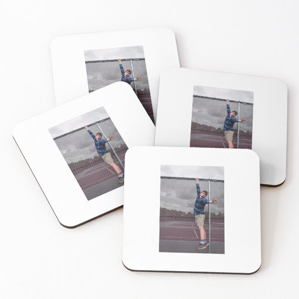 Item preview, Portrait Of A Teenage Boy Climbing A Fence designed and sold by Bennett Swanson.