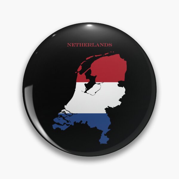 Item preview, Netherlands Map Flag Silhouette Europe Travel Pride Gift designed and sold by NTGUILTY.