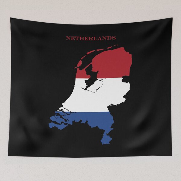 Item preview, Netherlands Map Flag Silhouette Europe Travel Pride Gift designed and sold by NTGUILTY.