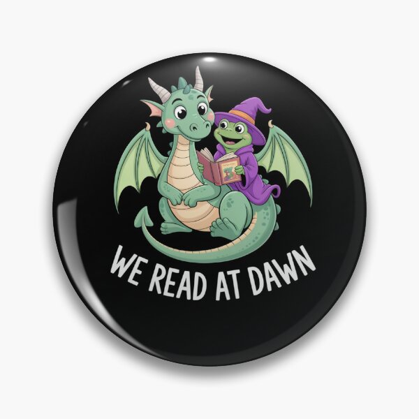 Item preview, We Read At Dawn Dragon Frog Wizard Reading Book designed and sold by SuperAndSocial.