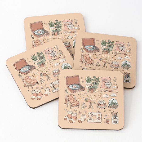 Item preview, Cozy Hobbies & Slow Living Aesthetic Graphic Elements designed and sold by LunaVales.