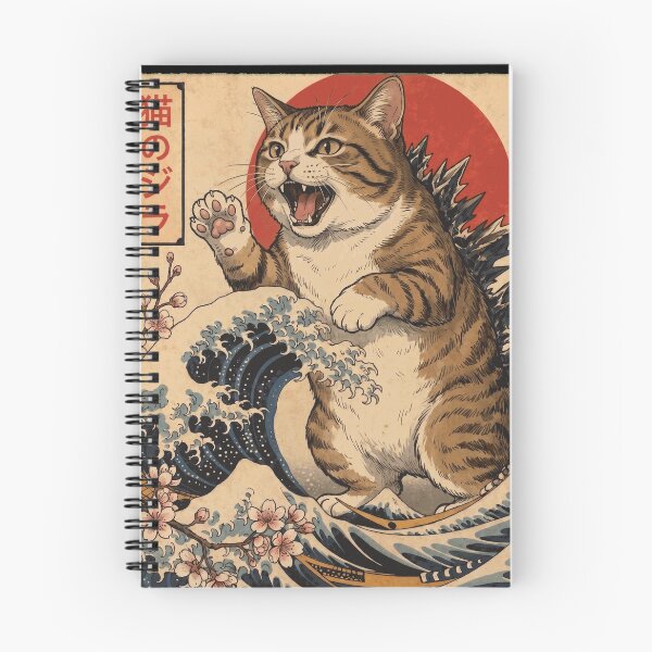 Item preview, Munchkin Catzilla Japanese Wave Art Cat Owner designed and sold by TerryConnells.