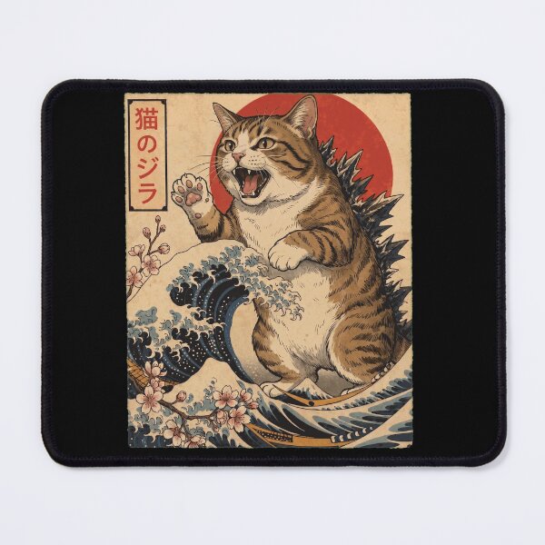 Item preview, Munchkin Catzilla Japanese Wave Art Cat Owner designed and sold by TerryConnells.
