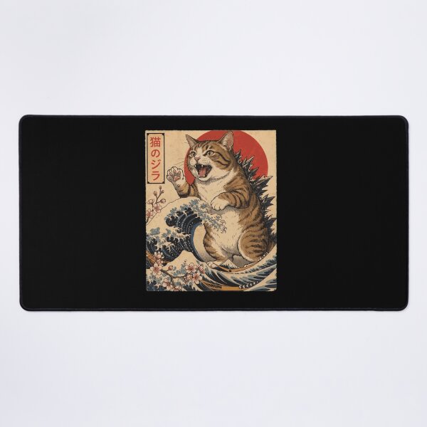 Item preview, Munchkin Catzilla Japanese Wave Art Cat Owner designed and sold by TerryConnells.