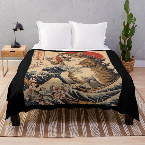 Item preview, Munchkin Catzilla Japanese Wave Art Cat Owner designed and sold by TerryConnells.