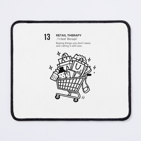 Item preview, Retail Therapy Definition designed and sold by 88art-Lab.