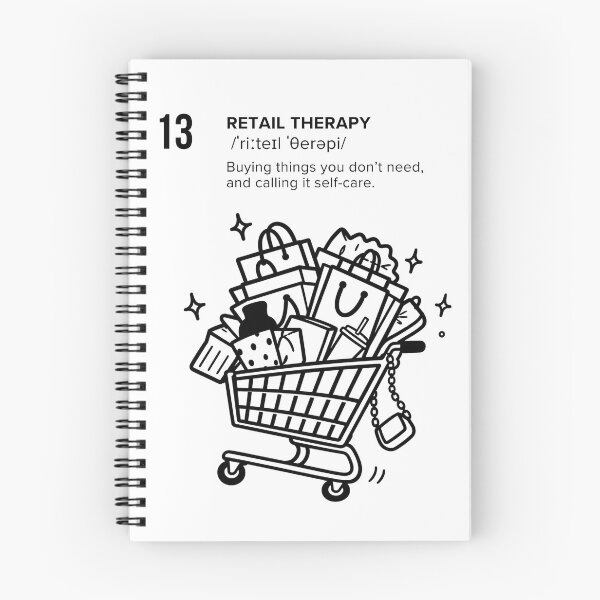 Item preview, Retail Therapy Definition designed and sold by 88art-Lab.