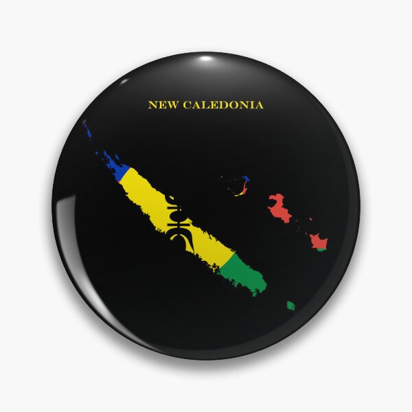 Item preview, New Caledonia Map Flag Silhouette Oceania Travel Pride Gift designed and sold by NTGUILTY.