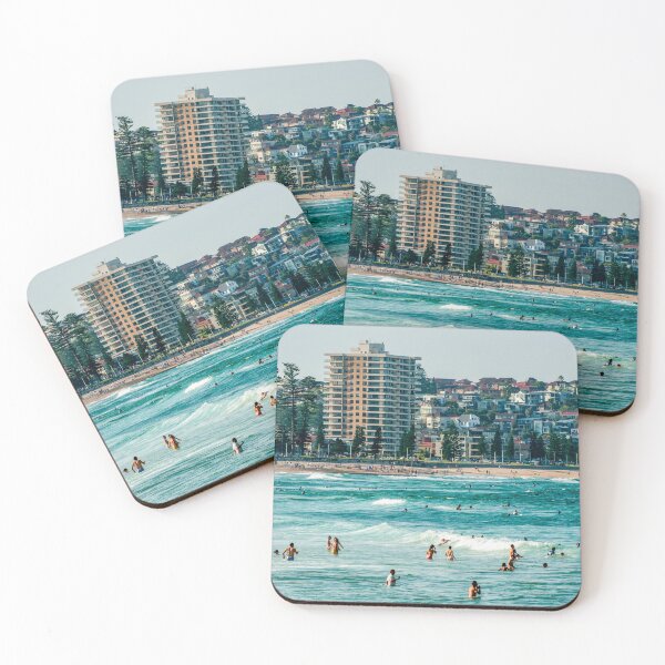 Item preview, Manly Beach Waves, Sydney | Iconic Ocean Swell - Coastal Seascape Art designed and sold by Ross.A.Campbell.