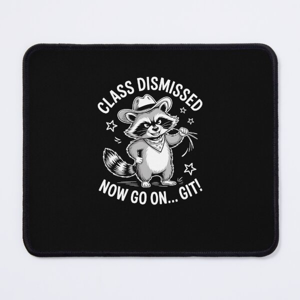 Item preview, Class Dismissed Raccoon Cowboy Teacher Student designed and sold by SuperAndSocial.