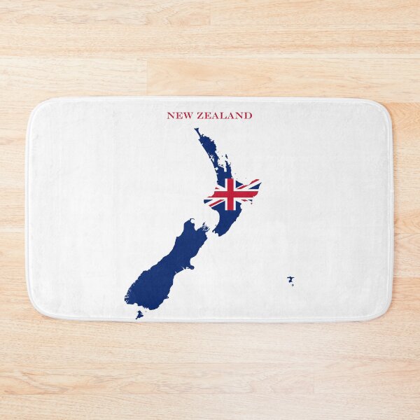 Item preview, New Zealand Map Flag Silhouette Oceania Travel Pride Gift designed and sold by NTGUILTY.