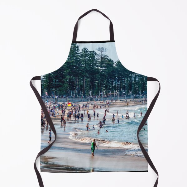 Item preview, Panoramic View of Manly Beach Waves, Sydney | Iconic Ocean Swell - Coastal Seascape Art designed and sold by Ross.A.Campbell.