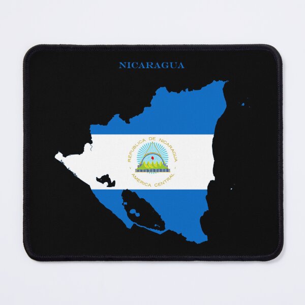 Item preview, Nicaragua Map Flag Silhouette Central America Travel Pride Gift designed and sold by NTGUILTY.
