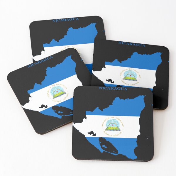 Item preview, Nicaragua Map Flag Silhouette Central America Travel Pride Gift designed and sold by NTGUILTY.