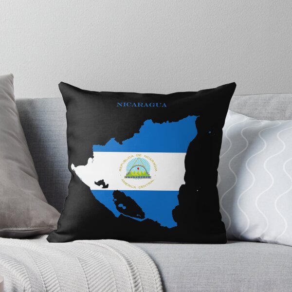 Item preview, Nicaragua Map Flag Silhouette Central America Travel Pride Gift designed and sold by NTGUILTY.