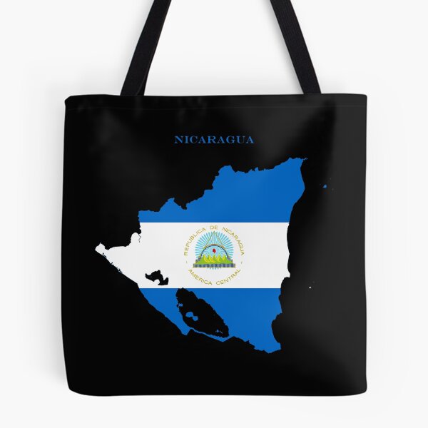 Item preview, Nicaragua Map Flag Silhouette Central America Travel Pride Gift designed and sold by NTGUILTY.
