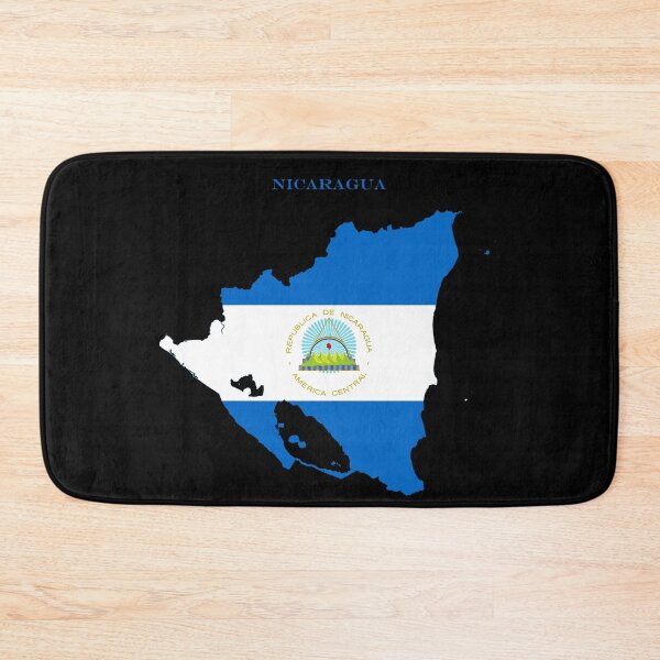 Item preview, Nicaragua Map Flag Silhouette Central America Travel Pride Gift designed and sold by NTGUILTY.