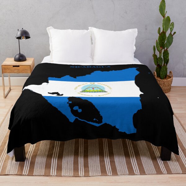 Item preview, Nicaragua Map Flag Silhouette Central America Travel Pride Gift designed and sold by NTGUILTY.