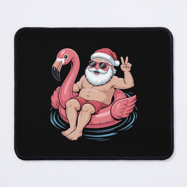 Item preview, Christmas in July Boys Kids Santa Flamingo Summer Xmas designed and sold by TrinaEspinoza.