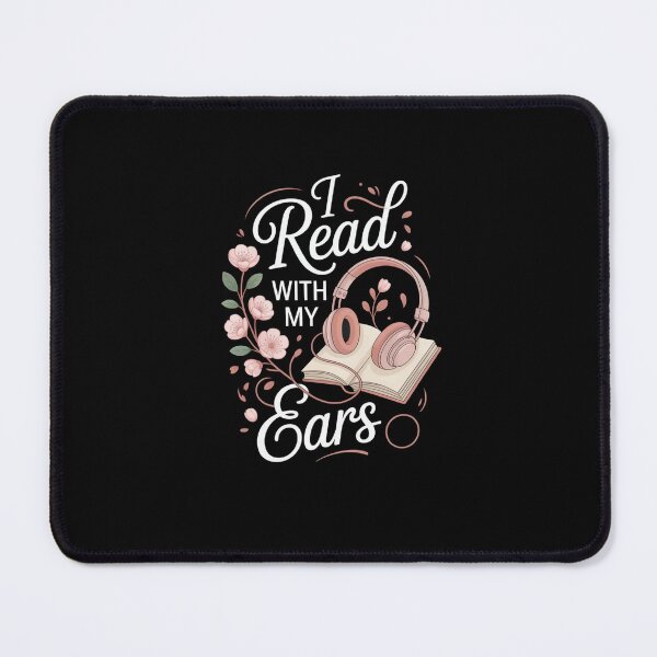 Item preview, I Read With My Ears Audiobook Listener Bookworm designed and sold by SuperAndSocial.