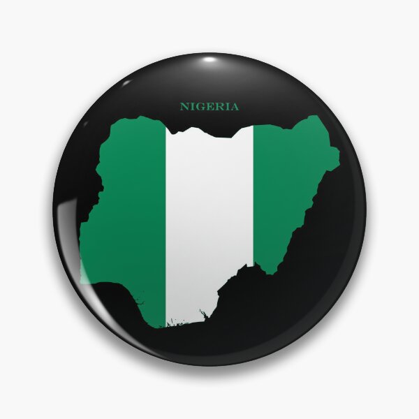 Item preview, Nigeria Map Flag Silhouette Africa Travel Pride Gift designed and sold by NTGUILTY.