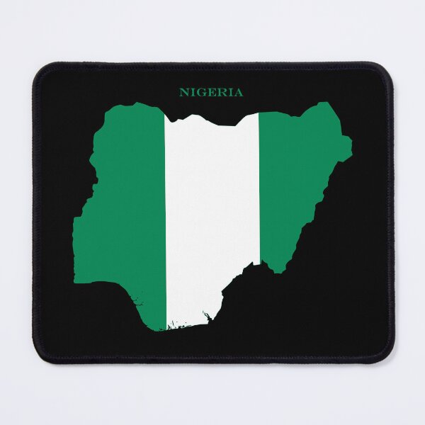 Item preview, Nigeria Map Flag Silhouette Africa Travel Pride Gift designed and sold by NTGUILTY.