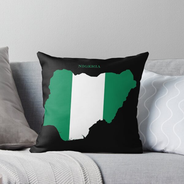 Item preview, Nigeria Map Flag Silhouette Africa Travel Pride Gift designed and sold by NTGUILTY.