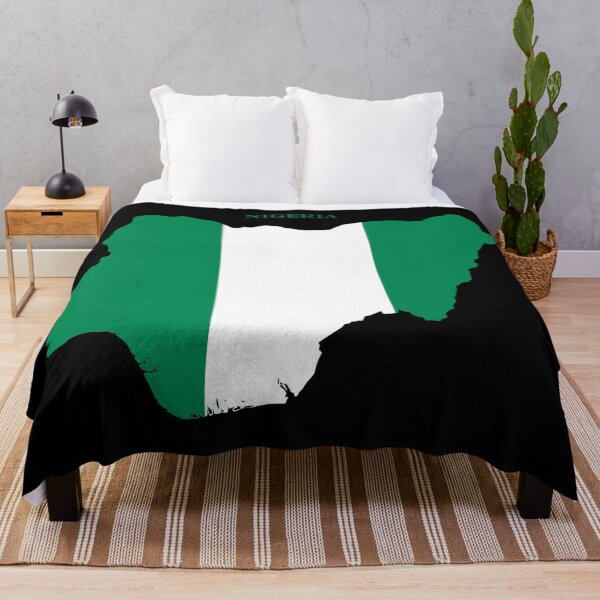 Item preview, Nigeria Map Flag Silhouette Africa Travel Pride Gift designed and sold by NTGUILTY.