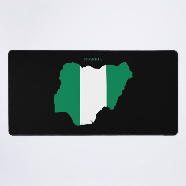 Item preview, Nigeria Map Flag Silhouette Africa Travel Pride Gift designed and sold by NTGUILTY.