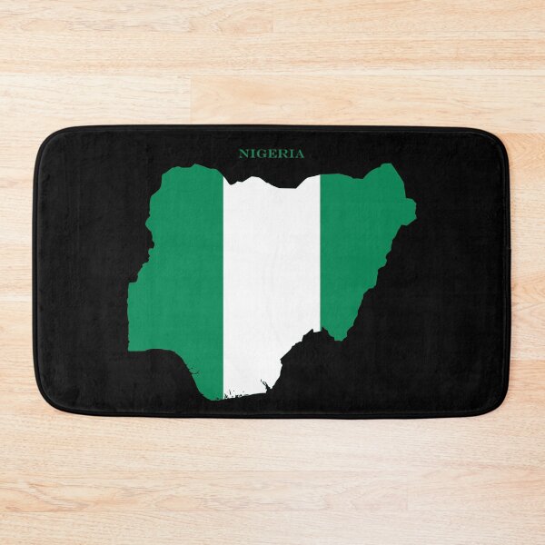 Item preview, Nigeria Map Flag Silhouette Africa Travel Pride Gift designed and sold by NTGUILTY.