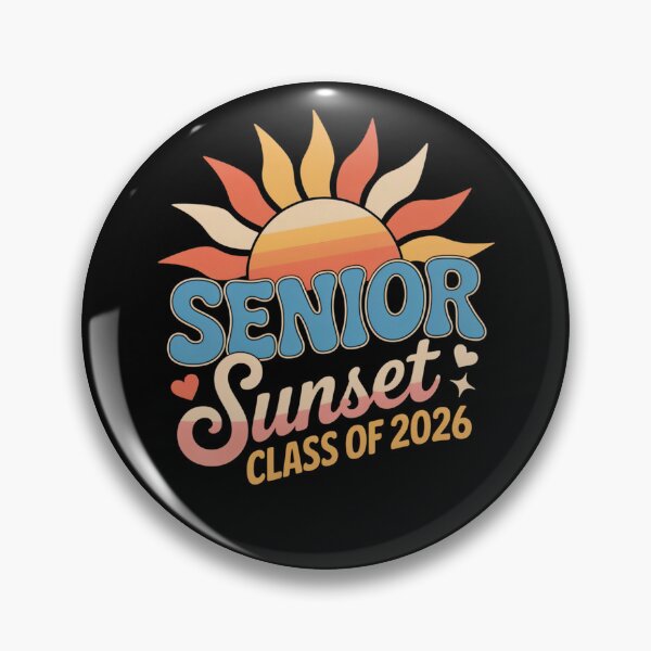 Item preview, Senior Sunset Class of 2026 Retro Graduation designed and sold by SuperAndSocial.