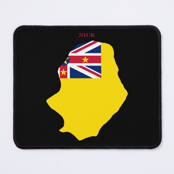 Item preview, Niue Map Flag Silhouette Oceania Pacific Travel Pride Gift designed and sold by NTGUILTY.